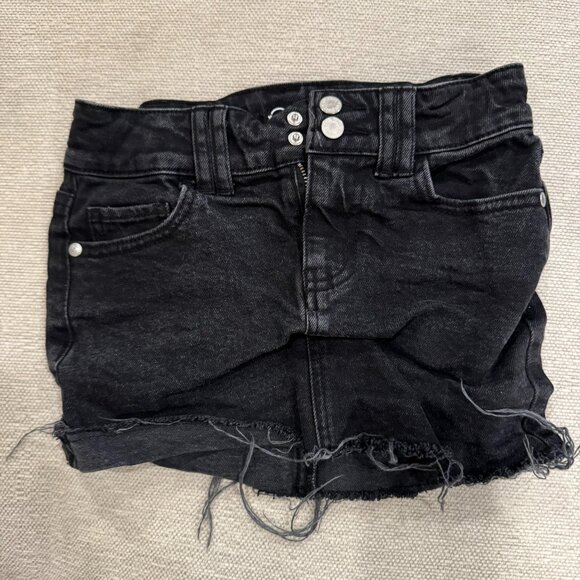 Art Class Girls' Black Denim Mini Skirt – Size S (6/7) - Picture 1 of 3